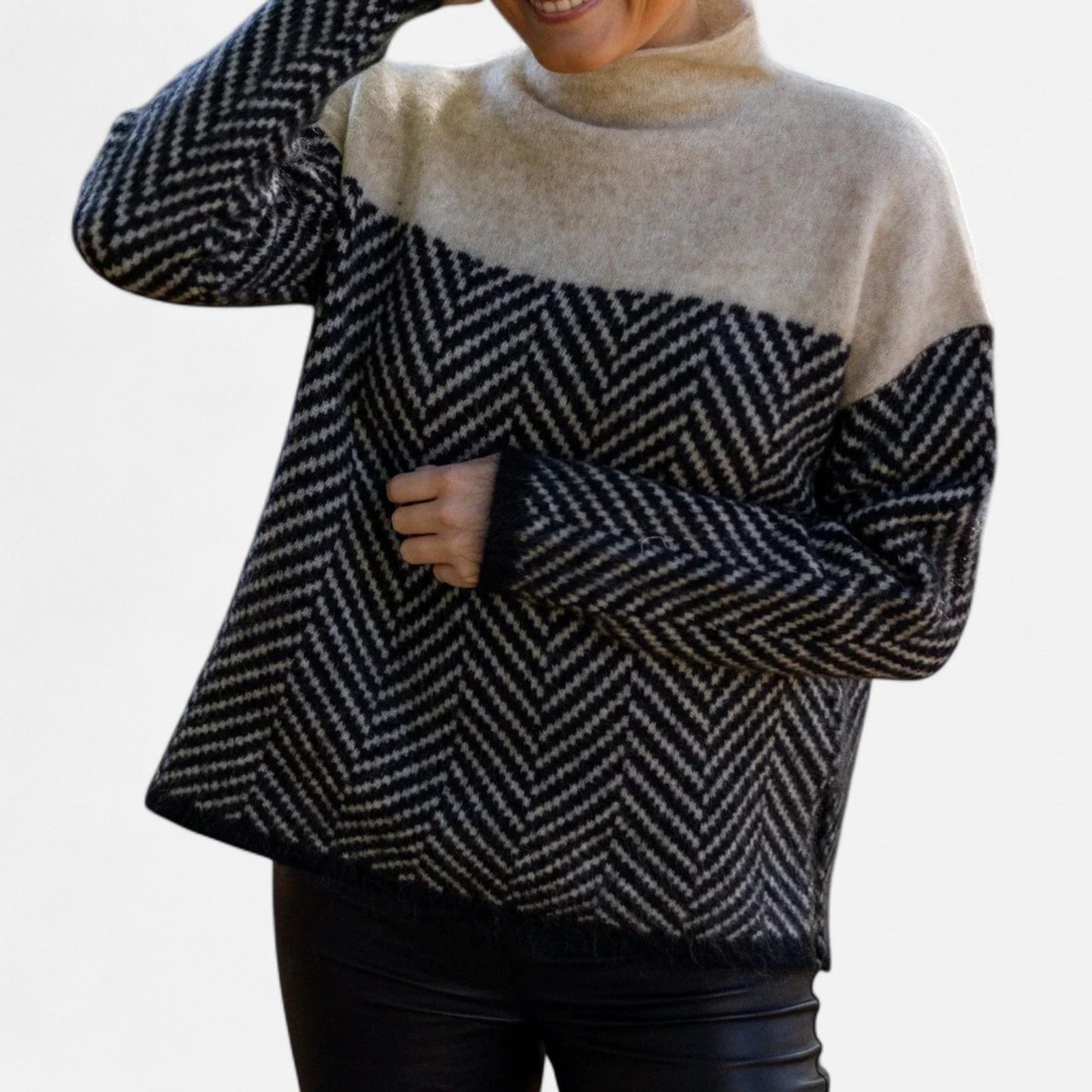 Suéter Mujer Cuello Alto Cachemira Premium