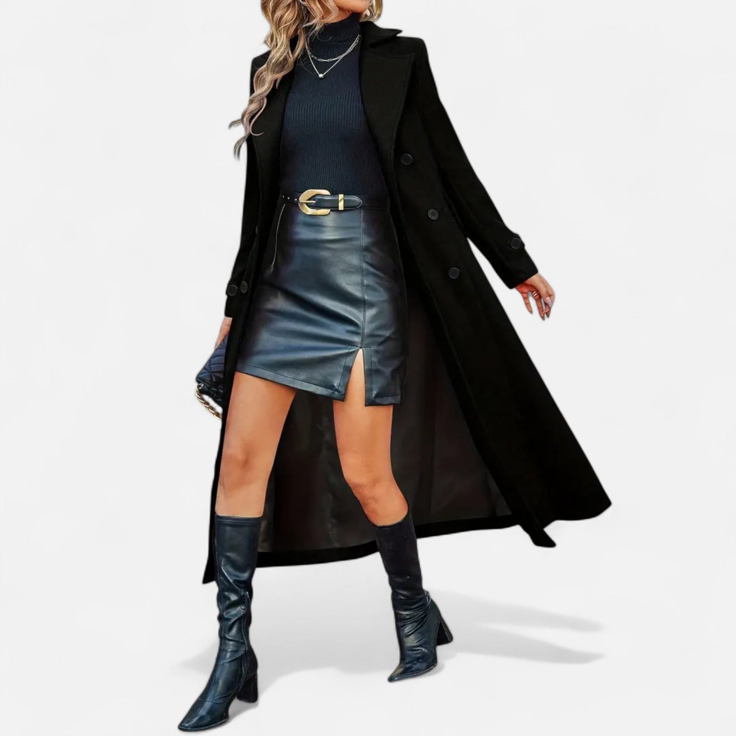 Abrigo Largo de Invierno para Mujer