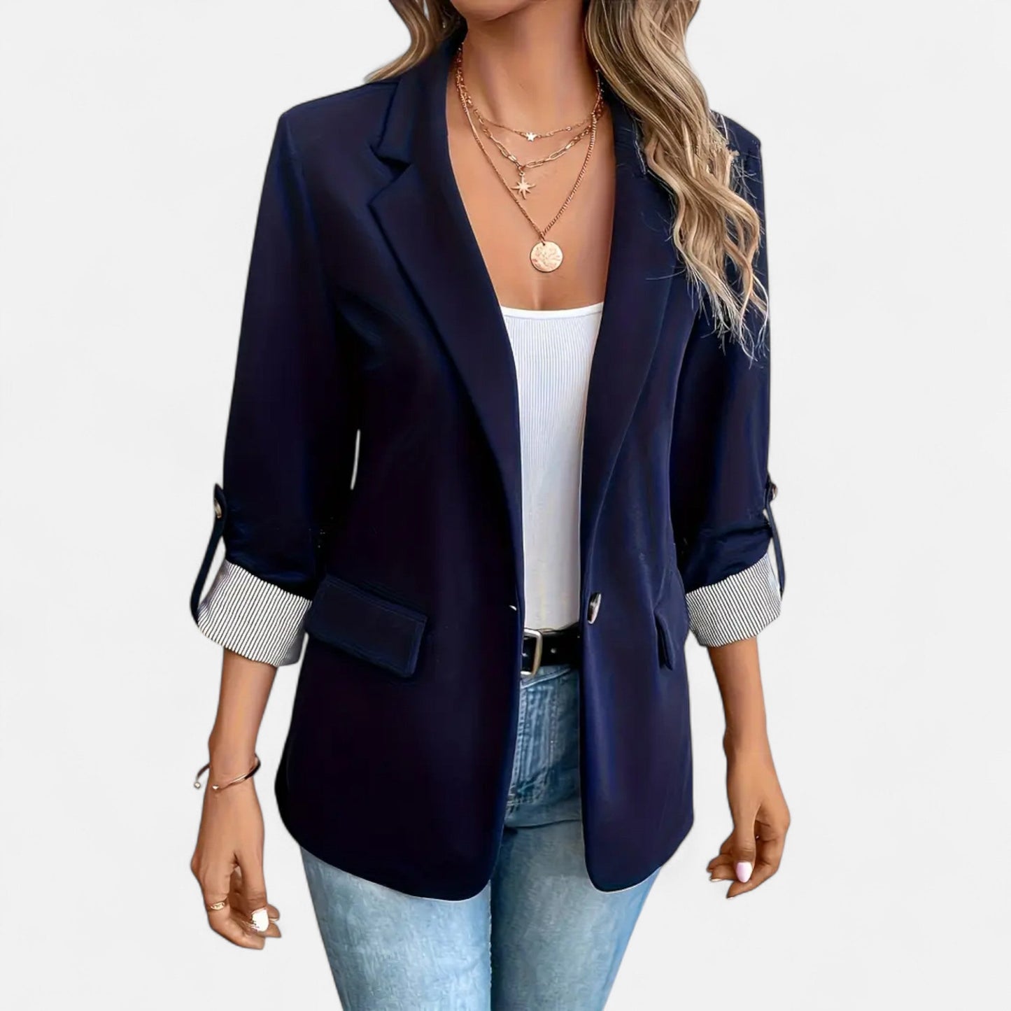 Blazer de Estilo Clásico para Mujer
